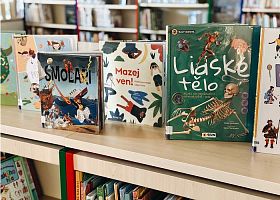 dětské knihy z dětské oddělení, knihovna jihlava