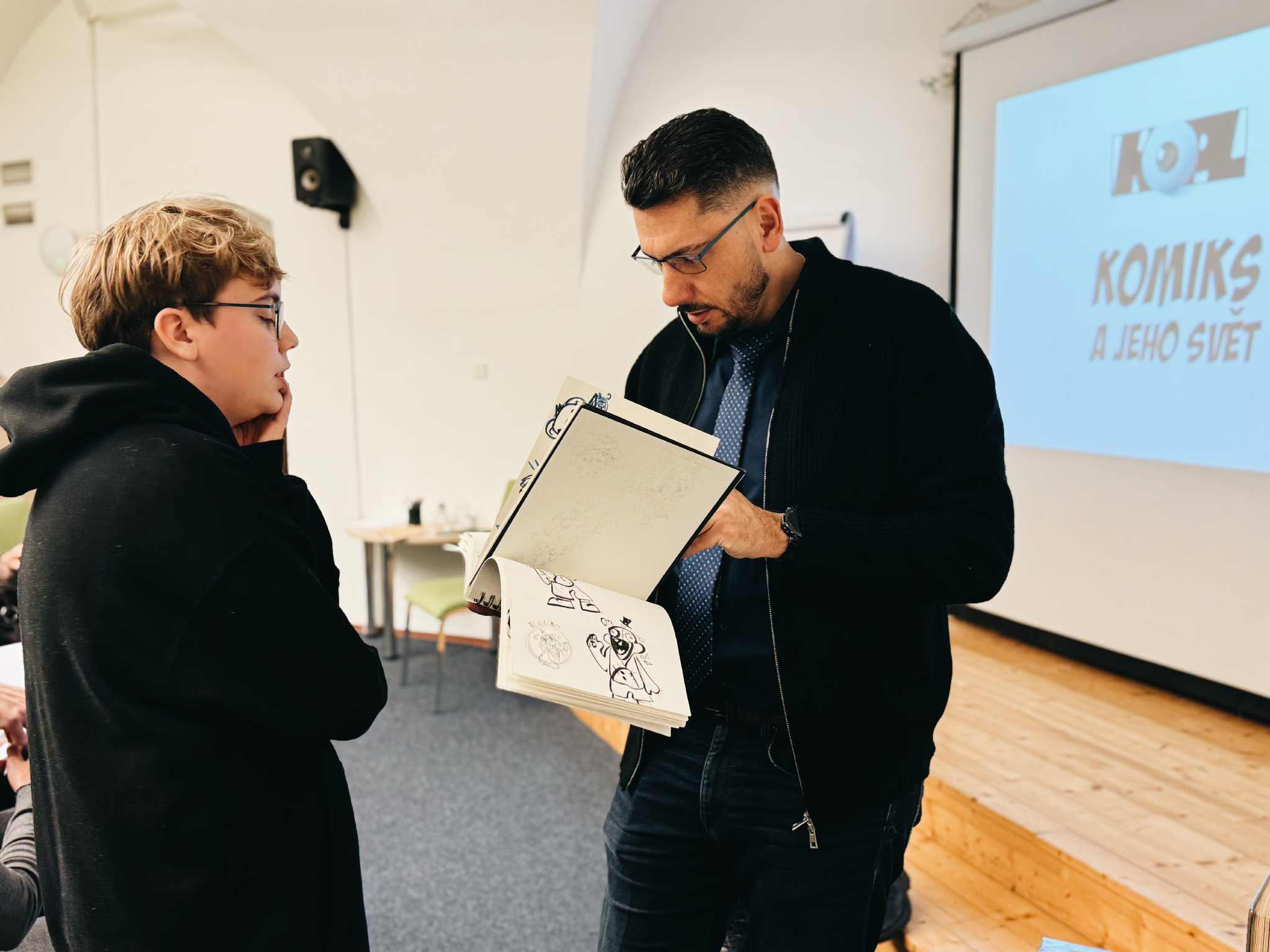 Petr Kopl knihovna Jihlava_setkání s fanoušky